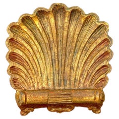 Venezianische Grotte Geschnitztes Muschelmotiv aus Giltwood  Tisch Buchständer/ Staffelei 