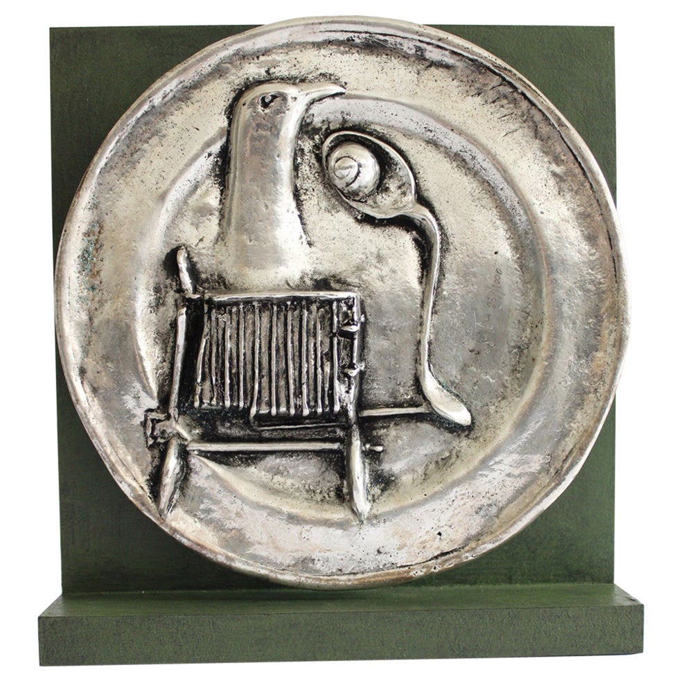 Italy 1980 Post Modern Abstract Bronze Sculpture by Novello Finotti For Sale