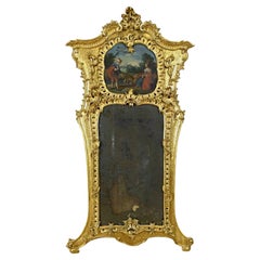 Important Rich French Mirrow, 18th Century