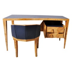 Art Deco Desk and Chair Set