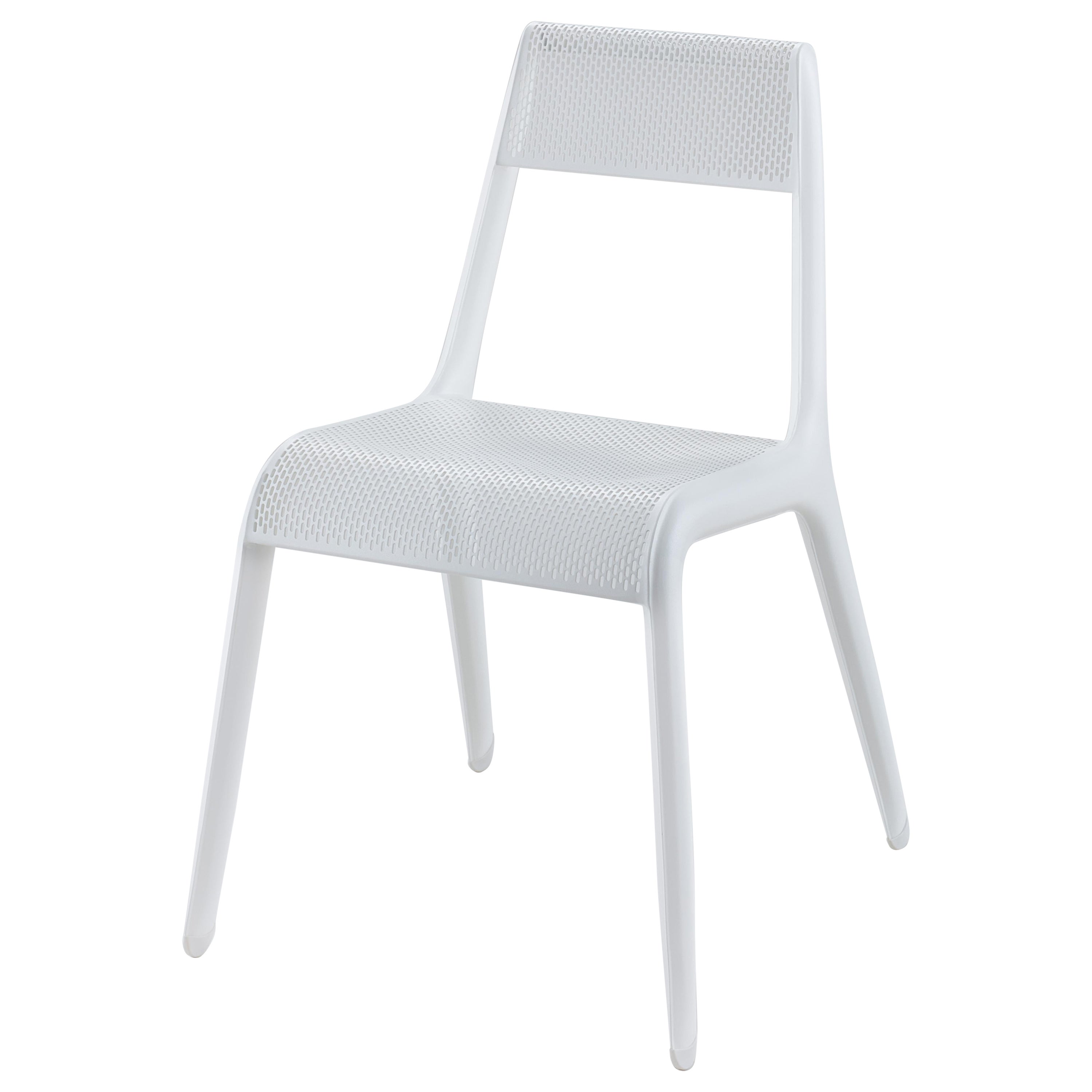 Chaise Ultraleggera blanche et mate de Zieta en vente