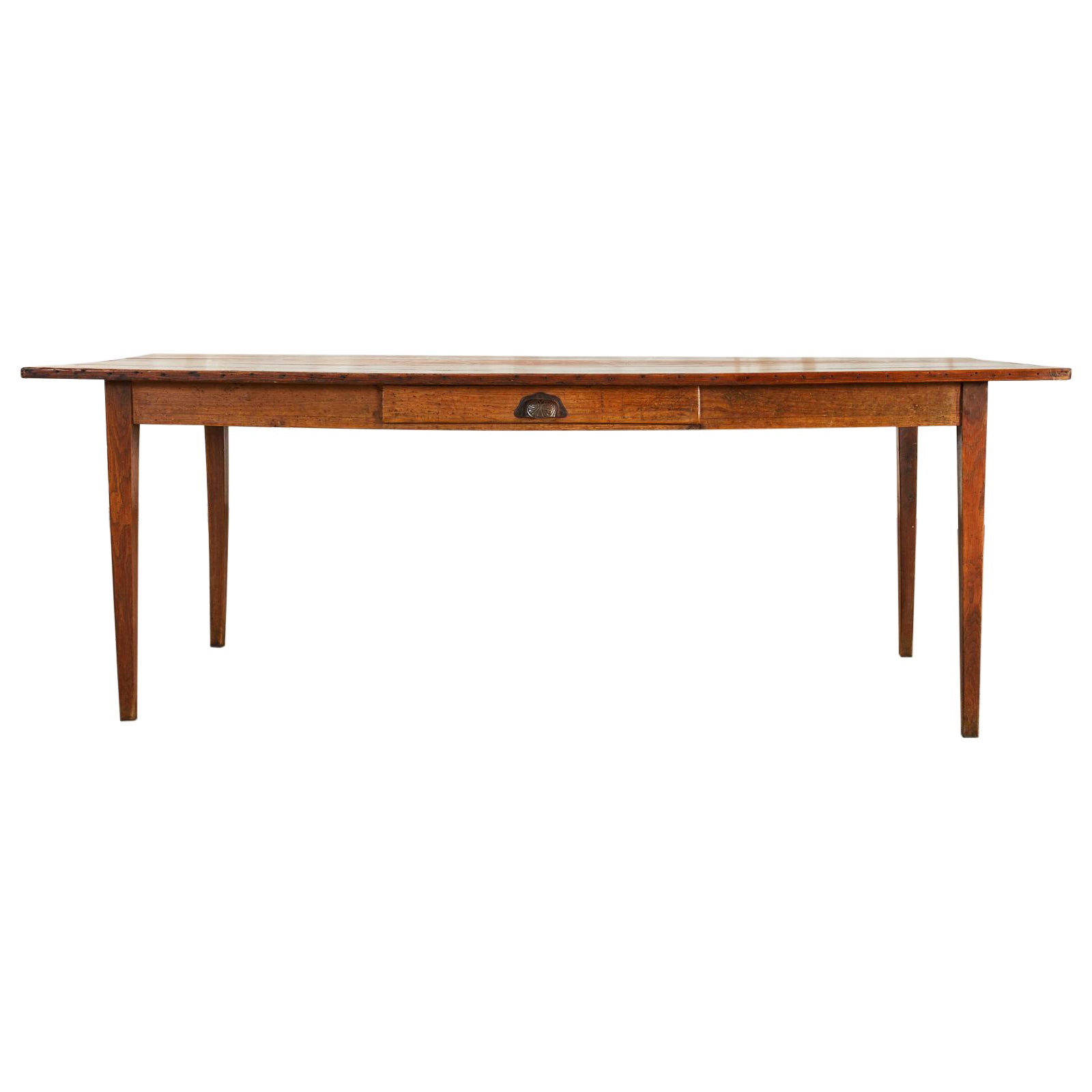 Country English Pine Farmhouse Dining Harvest Table