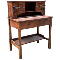 Antique American Arts & Crafts Oak Writing Desk