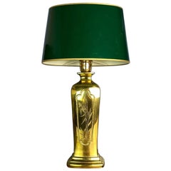 Gorgeous Brass Bedside Mid Century Table Lamp from Regina, 1980s