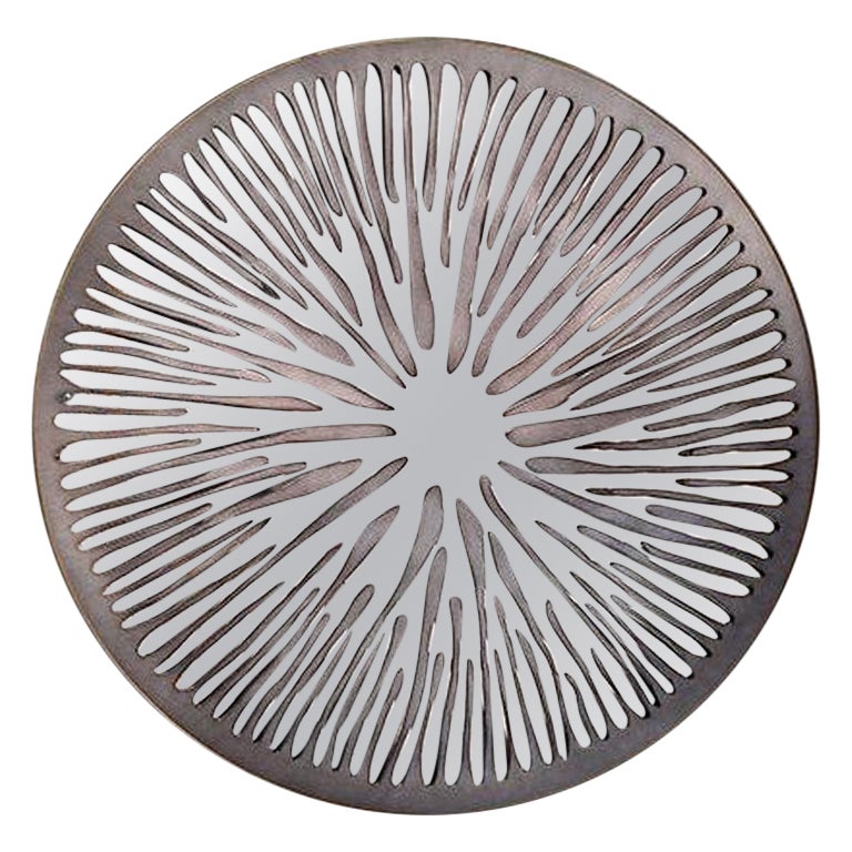 Miroir Pupil en graphite de Gianluca Pacchioni, Italie en vente