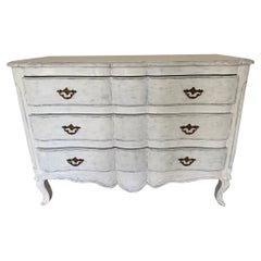 Louis XV Provincial Style Painted Dresser