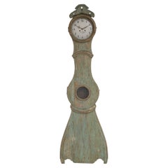 19th Century Classic Swedish Rococo Long Case Clock 