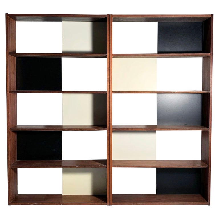 Evans Clark Glenn of California Folding Bookcase/ Display Shelf/ Room Divider For Sale