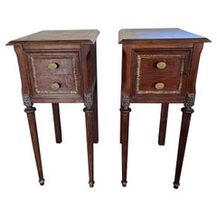 Pair of French Louis XVI Style Nightstands