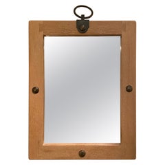 Arts & Craft Oak Mirror