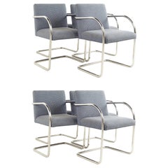 Used Knoll Brno Mid Century Chairs, Set of 4