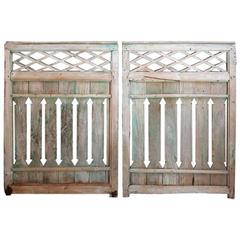 Pair of 19th Century Wooden Latticework Panels 5