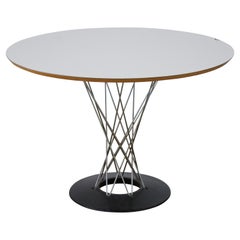 Isamu Noguchi, première table "Cyclone", contreplaqué, acier stratifié blanc, Knoll années 1950