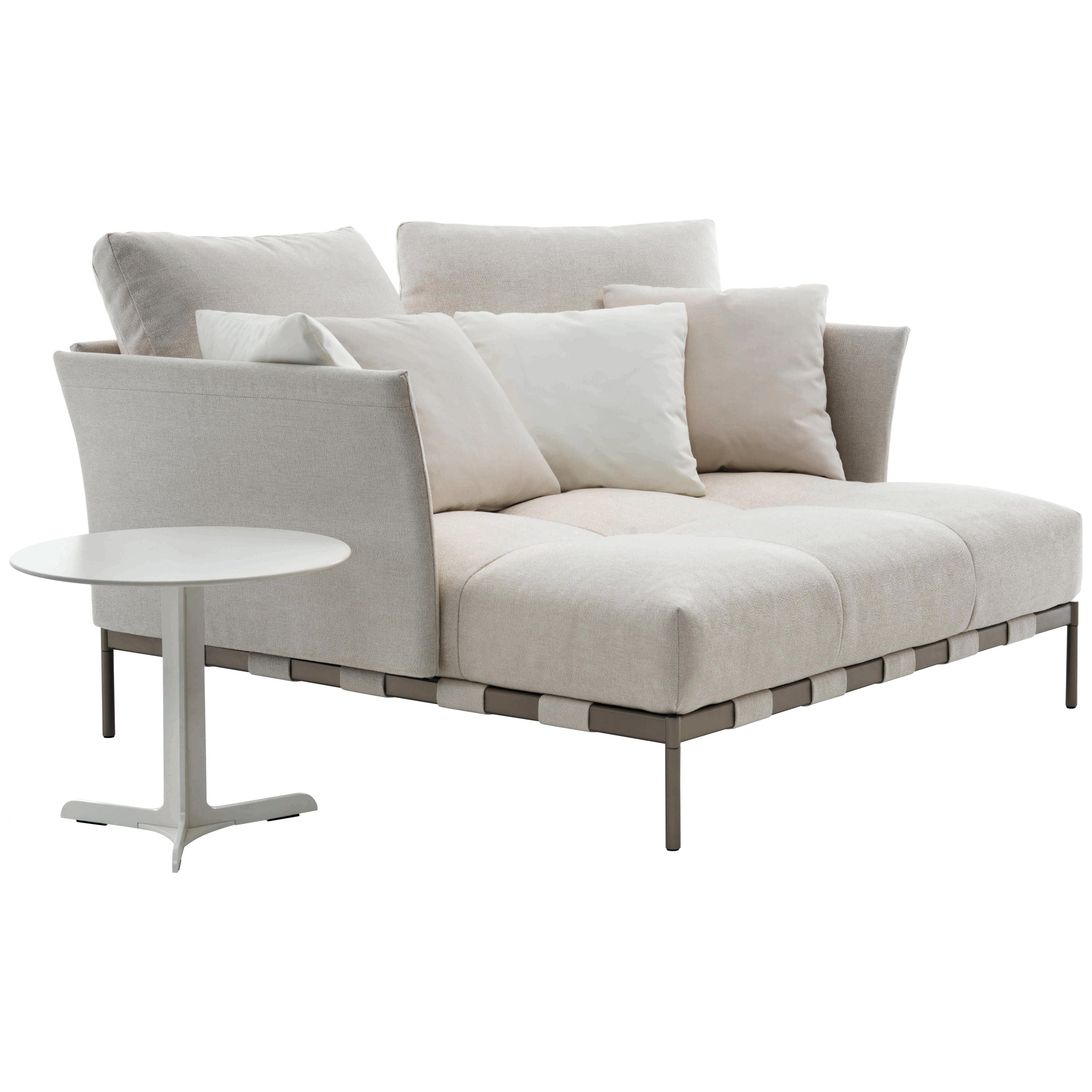 Pixel Light Indoor Sofa in Extra Kami A1 Upholstery by Sergio Bicego For Sale