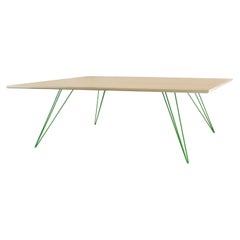 Williams Hairpin Coffee Table Rectangular Maple Green