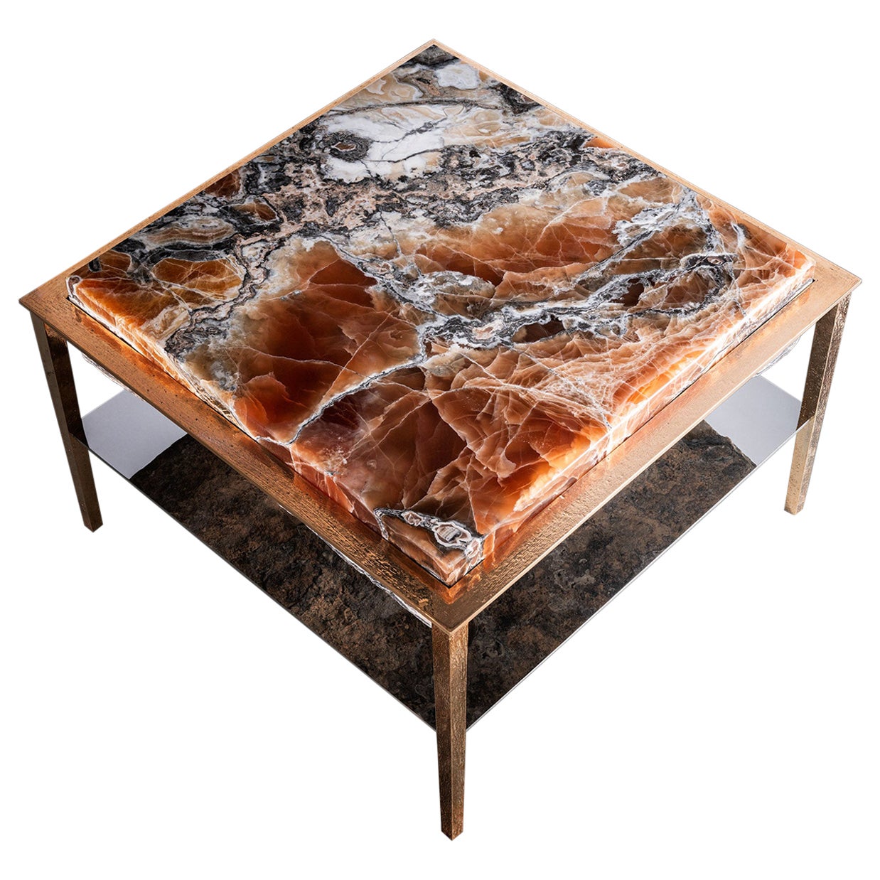 Coffee Table Nebula by Gianluca Pacchioni Italy Onyx - Galerie Negropontes