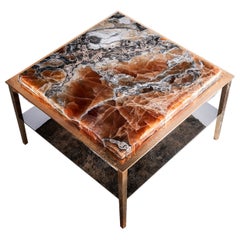 21st century Coffee Table Nebula by Gianluca Pacchioni Italy Onyx 