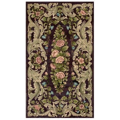 Early 20th Century American Hooked Rug ( 4' x 6'2'' - 122 x 188 cm ) 