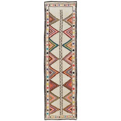 Vintage Mid-20th Century Handmade Turkish Anatolian Runner