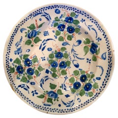 18th Century Spanish Delft Charger