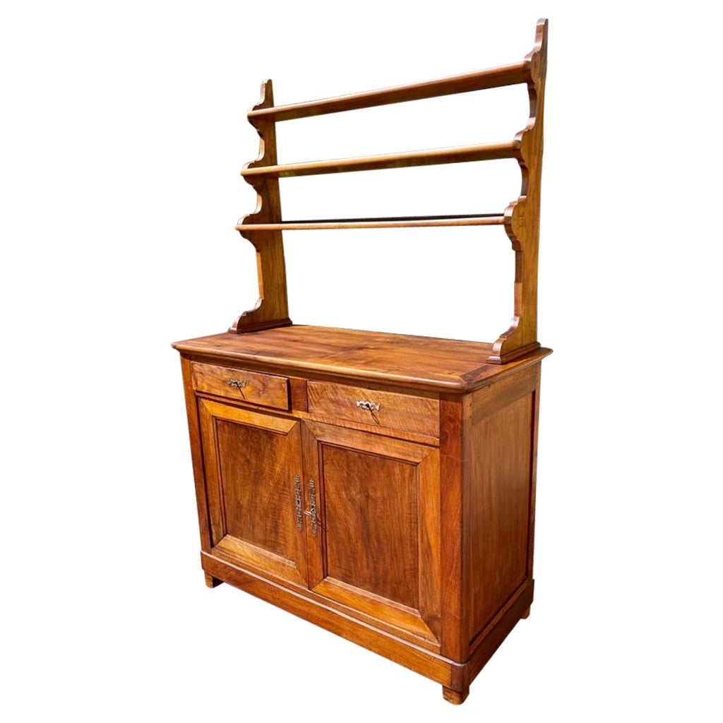 Louis Philippe Style, Walnut Dresser, 19th Century For Sale