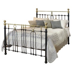 Decorative Antique Bed in Black MK248