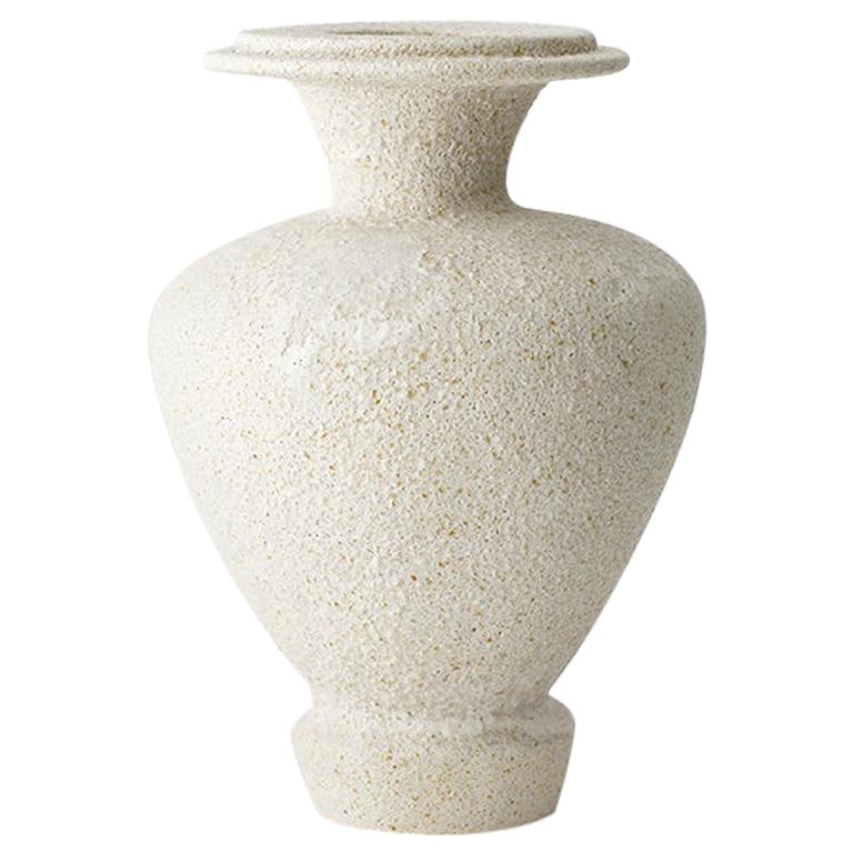 Hydria Hueso Stoneware Vase by Raquel Vidal and Pedro Paz For Sale