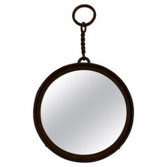 Mid-Centruy Iron Hung Mirror