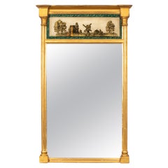 Antique Federal Style Giltwood Mirror