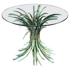 Table Sofa Coffee Bronzed Glass Fern Maison Bagues Mid-Century Modern French