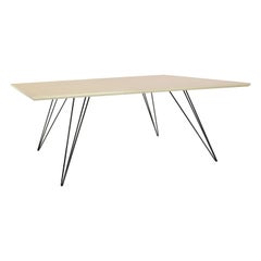 William Williams Tavolino Hairpin Rettangolare Acero Nero