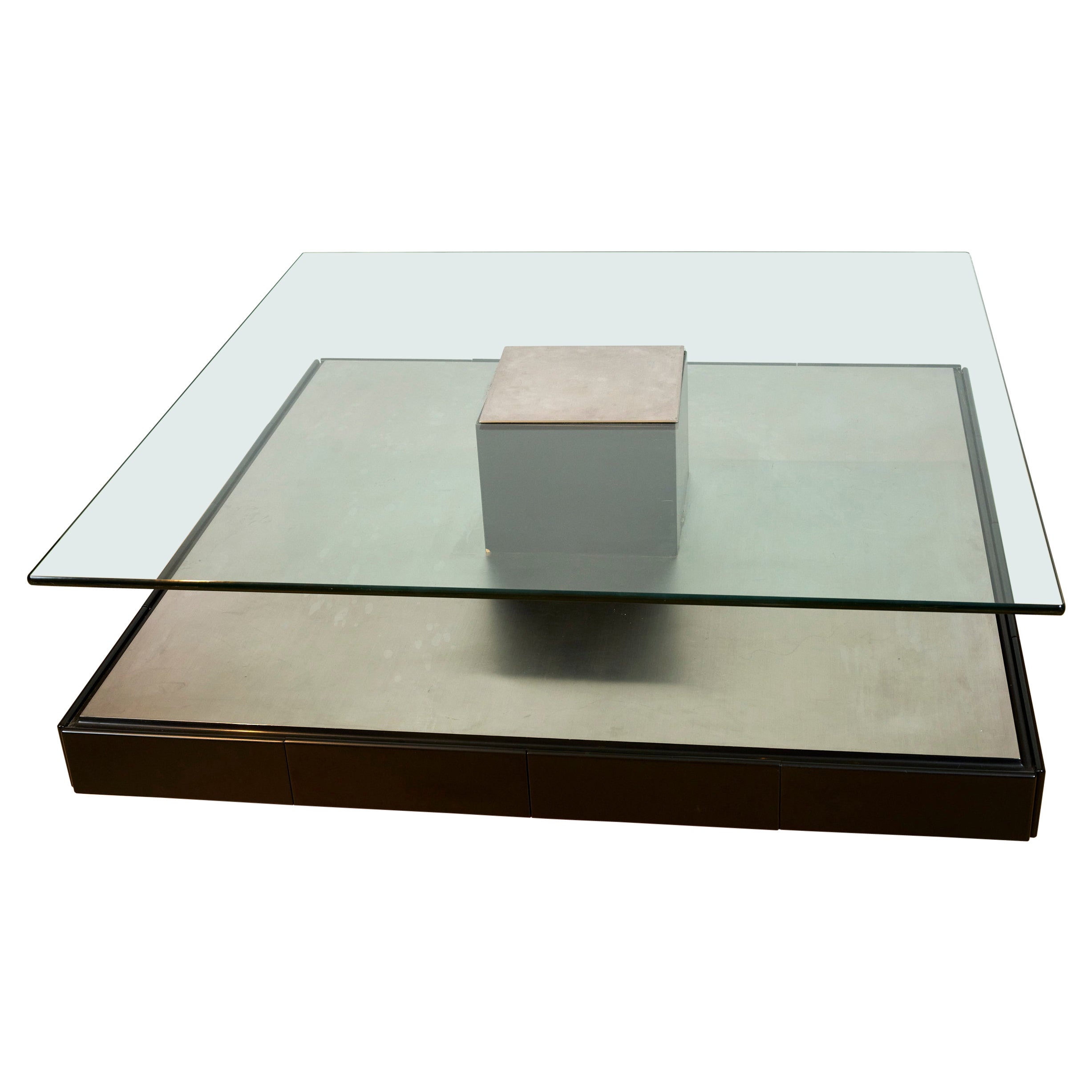 Grande table basse minimaliste de Tecno