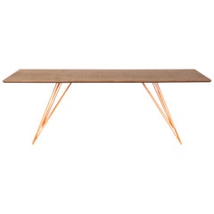 Williams Hairpin Coffee Table Rectangular Maple Orange