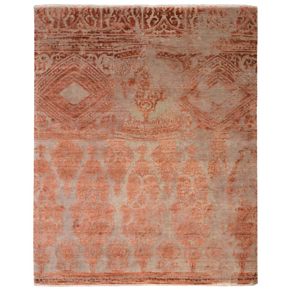 Vintage French Aubusson Style Rug with French Rococo Georgian Style at ...