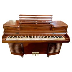 Antique 1939 Art Deco Original Story & Clark "Storytone" Electric Piano and Bench