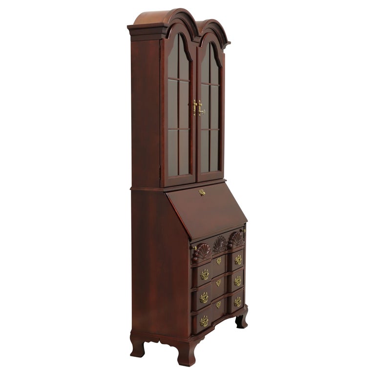 JASPER "Legacy" Cherry Chippendale Top Block Front Secretary