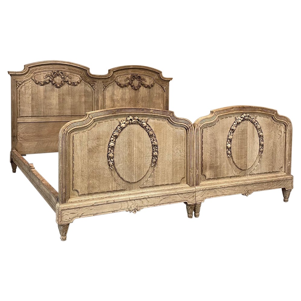 Pair 19th Century French Louis XVI Beds That Join Together For Sale at