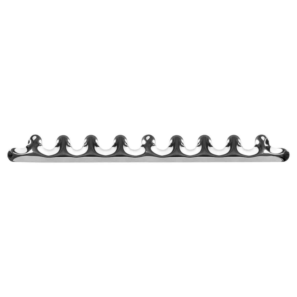 Stainless Steel Kamm 9 Coat Hanger by Zieta For Sale