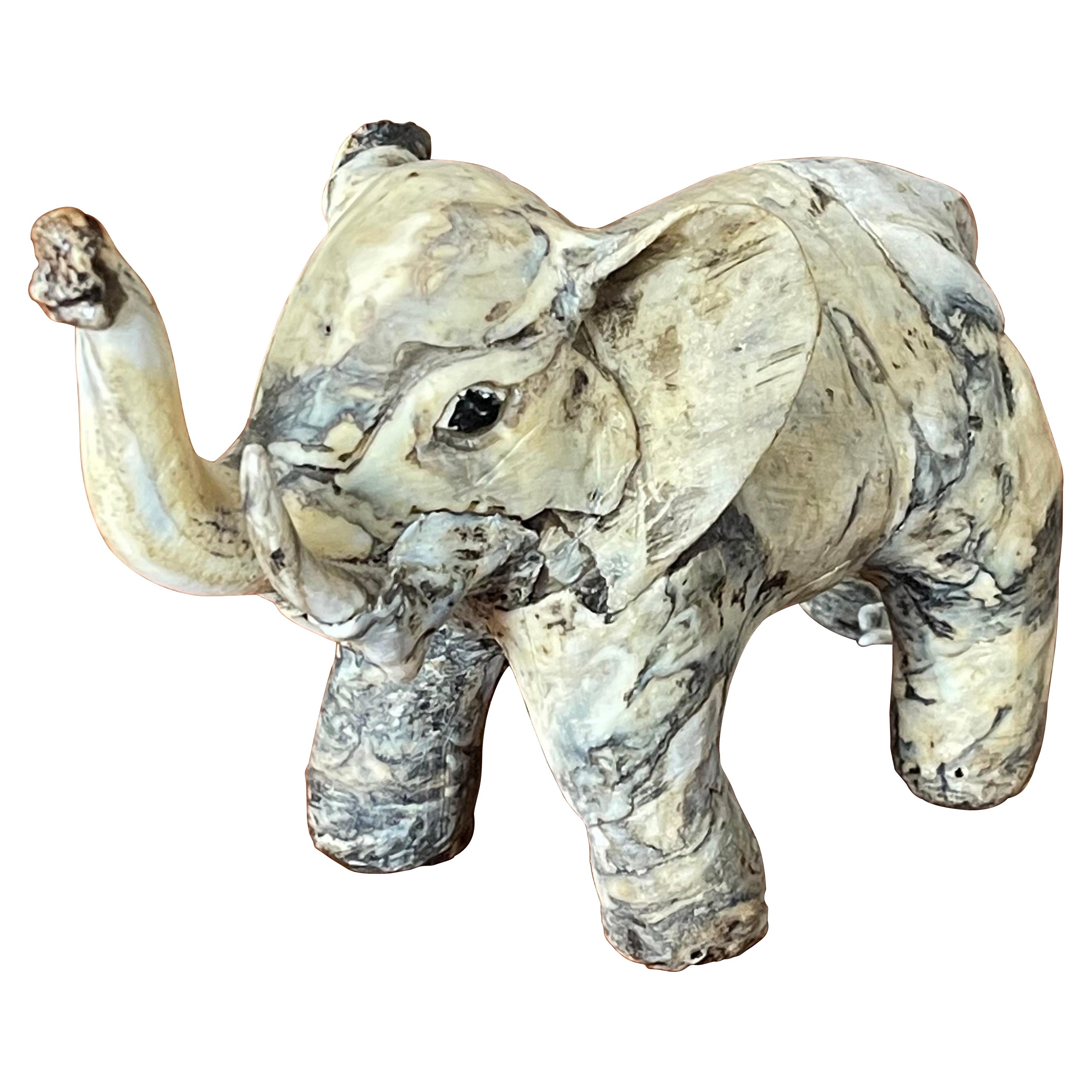 Small Mid-Century Elephant Sculpture  For Sale