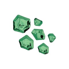 Emerald Set of 6 Kamyki Wall Decor by Zieta