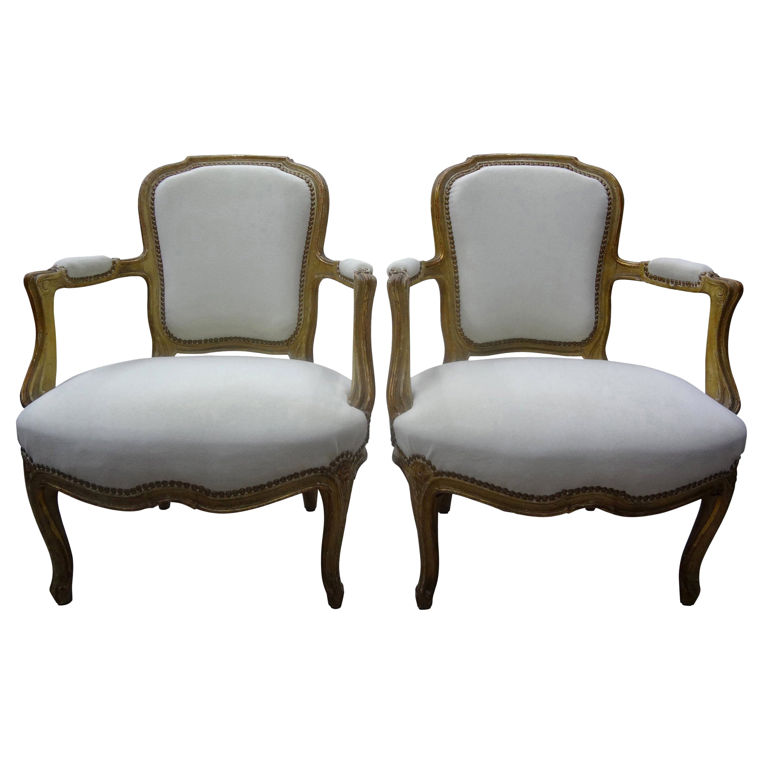 Pair of 19th Century French Louis XVI Style Chairs