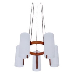 Lampadari a sospensione in teak di Hans-Agne Jakobsson