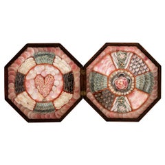 Antique 19th Century Double Octagonal Sailor's Valentine