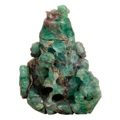 Large 19th Century Covered Chinese Fluorite Urn