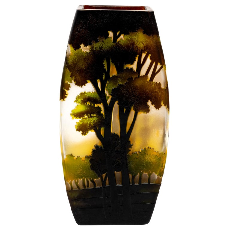 Vintage Cameo Vase at 1stDibs