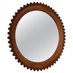  Scalloped Mirror by Fratelli Marelli