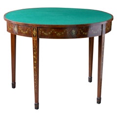 George III Demi-lune Games Table