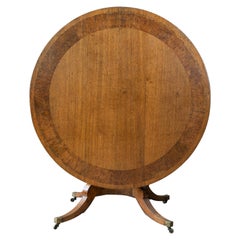 Early 19th Century Pollard Oak Centre Table