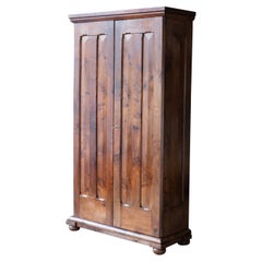 Antique Estate Made Cherry Wood Gun Cabinet