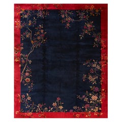 Antique 1920s Chinese Art Deco Carpet ( 7' 10'' x 9' 7'' - 238 x 292 )